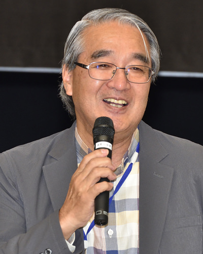 懇親会閉会挨拶　萩原 孝治郎相談役（24回生）