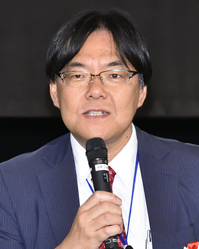 退任挨拶　道谷　卓会長（35回生）