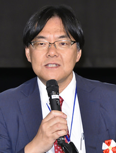 退任挨拶　道谷　卓　前会長　（35回生）
