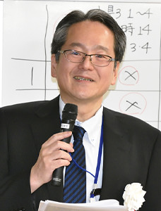 閉会　挨拶　山本　雅哉　新副会長（33回生）